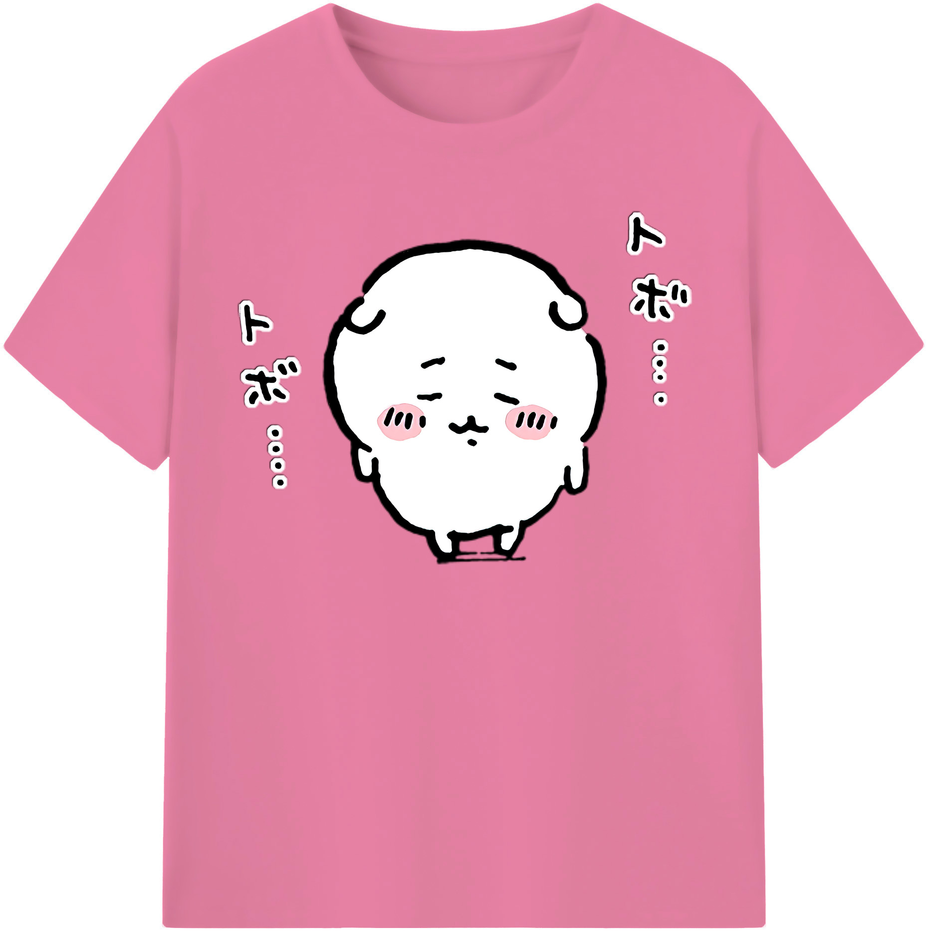 （画像用） ちいかわ ちいかわ Chii-kawa chiikawa 綿100％半袖Tシャツ（フロントプリント）